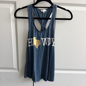 Texas howdy tank top